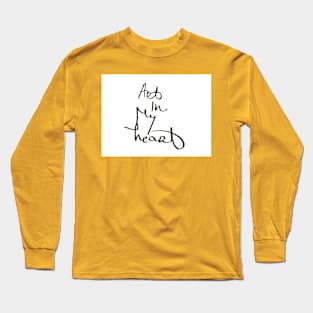 Art in my heart Long Sleeve T-Shirt